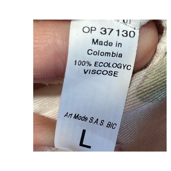 Maaji Afrodita Macy Tunic Cover Dress Women's Sz Large Beach Swim Coverup Flowy - Picture 11 of 13